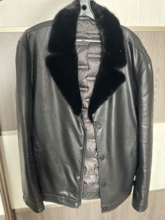 Куртка с норковым воротником