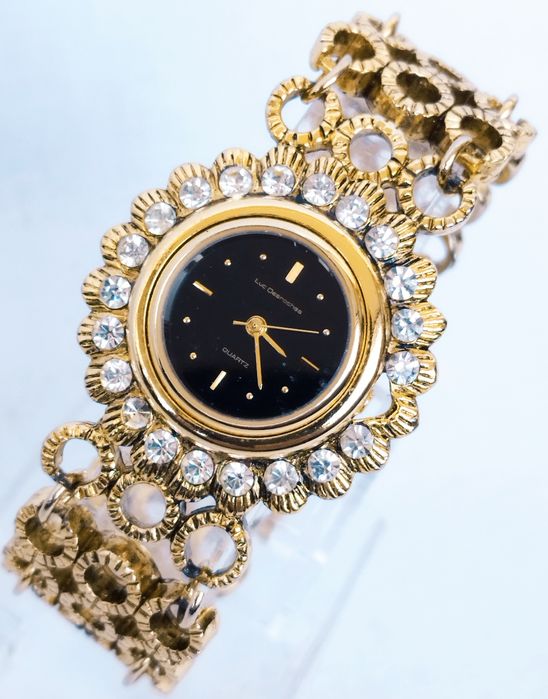 Ceas de damă baroc LUC DESROCHES cu quartz din anul 1980