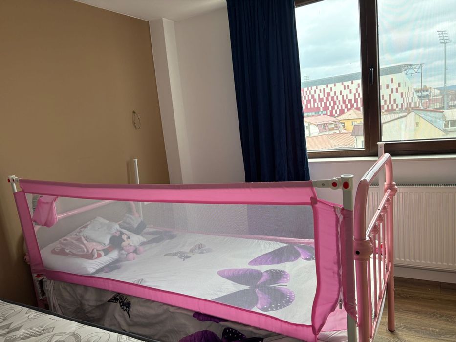 Pat fetita 90x 200 cu bariere de protectie