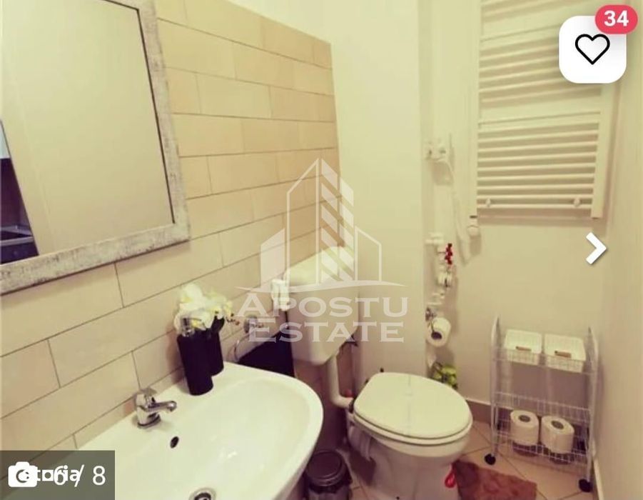 Apartament cu o camera, Zona Lipovei, Timisoara jud. Timis