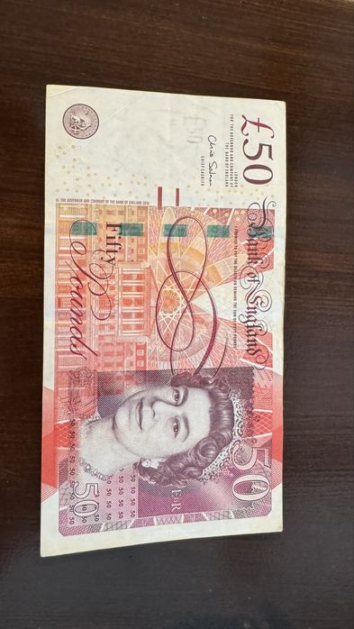 Bancnote Fifty Pounds 2010