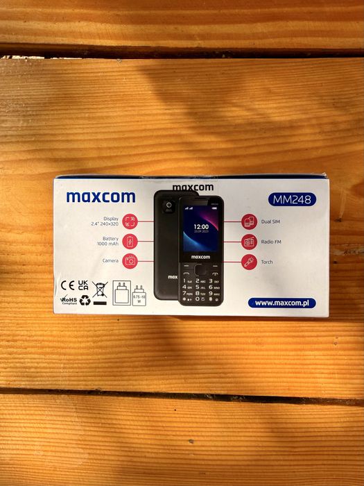 Pachet telefoane cu butoane Maxcom MM248 + CADOU cartela prepaid