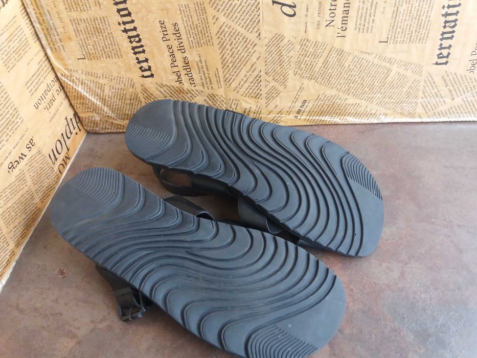 мъжки сандали,Bata,летни отворени обувки,черни кожени сандали