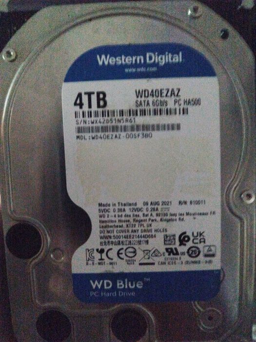 Hdd 4TB firmware corput