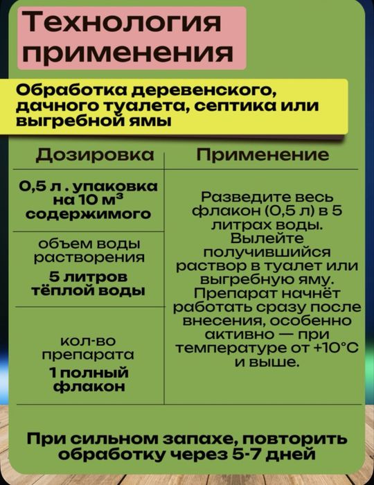 Удачный для туалетов и выгребных ям