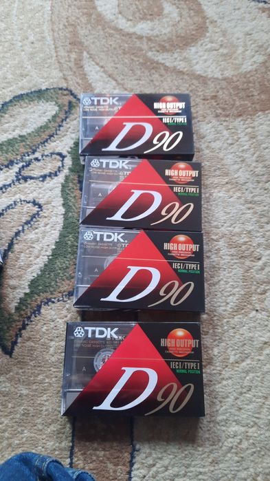 Продам новые Аудио кассеты  TDK D- 90