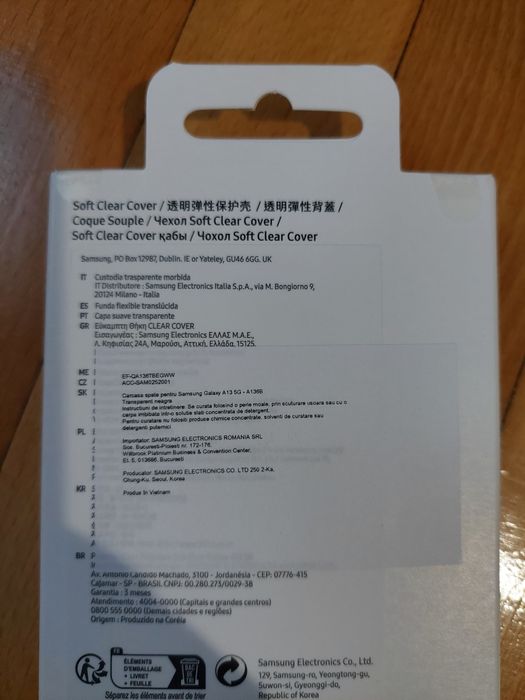 Huse Samsung A13 5G, A34 5G și A15 negre