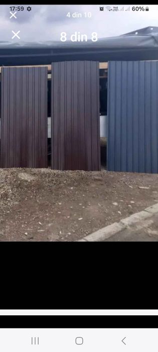 Tablă acoperiș și gard