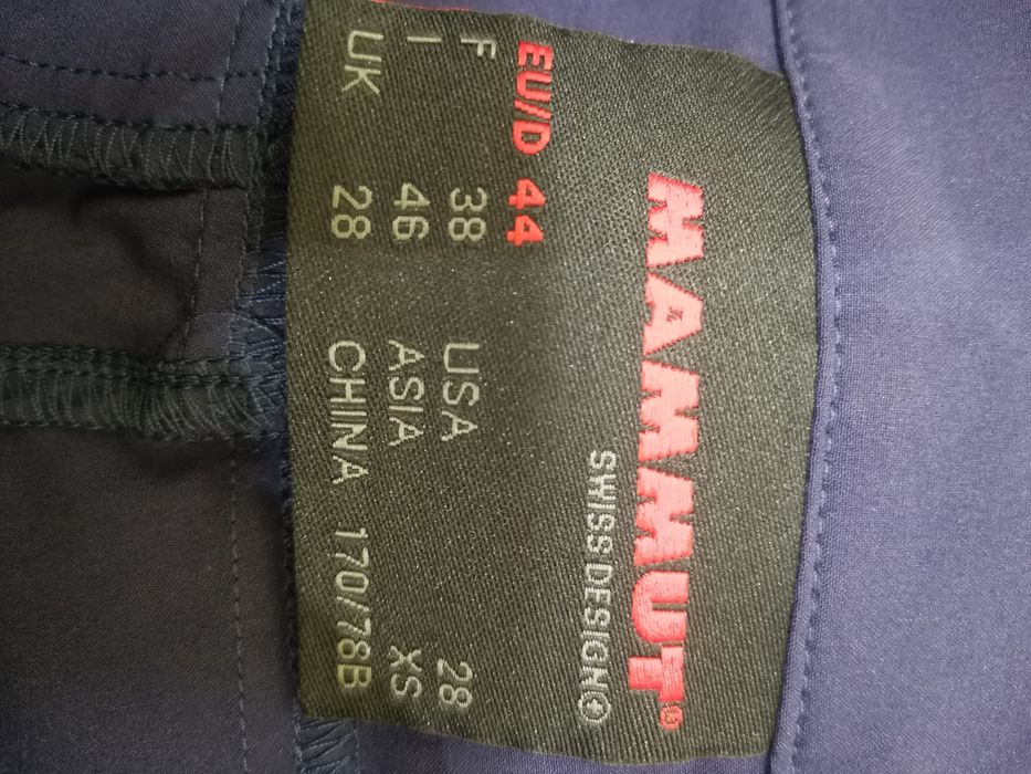Mammut Runbold чисто нови мъжки туристически панталон. XS, S, M