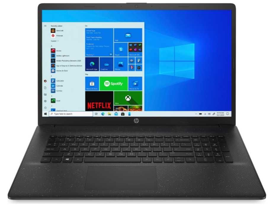 Laptop HP 17-cn0211ng, 17 inch, HD+, Intel N4500, 8+256 GB, W11, sigilat