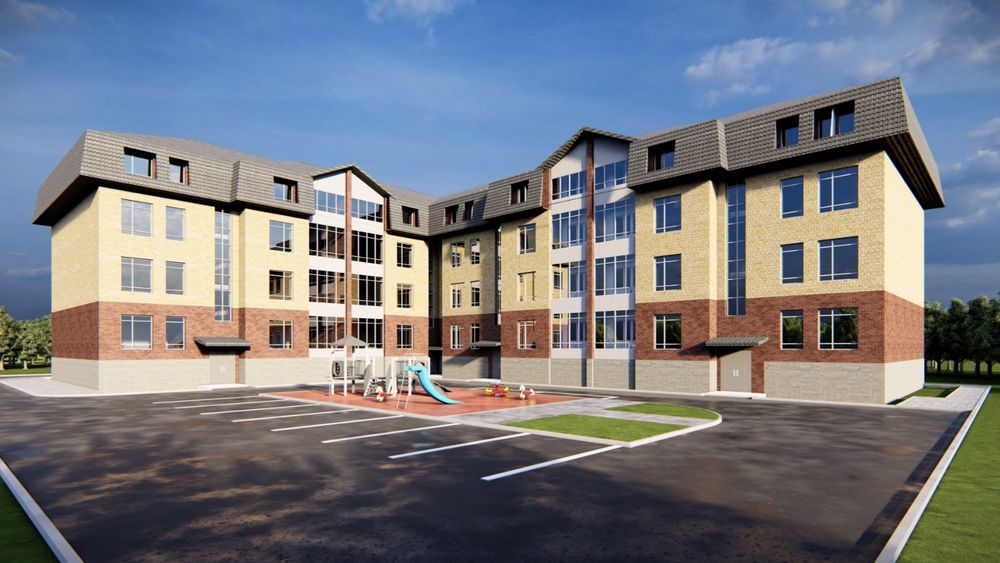 2х ком квартира 70,4кв.м. в новом доме по ул.Ш.Коспанова на 2 этаже