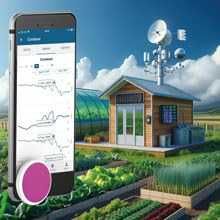 Нов 4 в 1 BLE датчик Температура Влажност Налягане Точка на оросяване