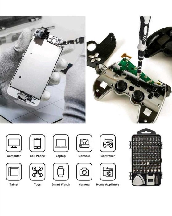 115 части прецизни отвертки с битове подарък за мъж