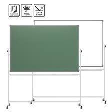 Маркерно меловая доска со стойкой 90*120