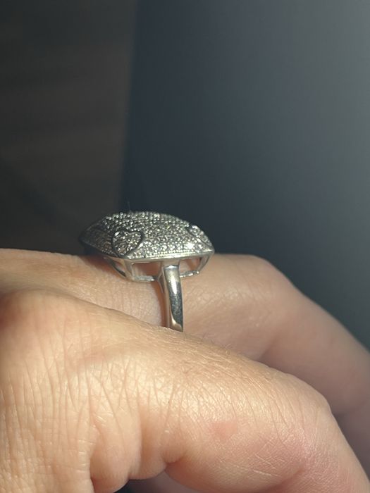 Inel de argint pave
