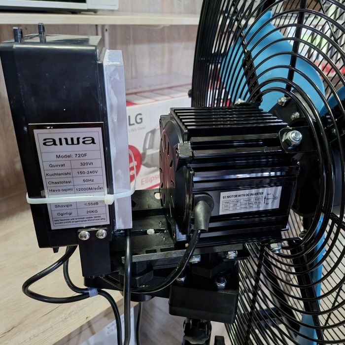 Вентияляторы полупром Aiwa на штативе навесной,инвертор
