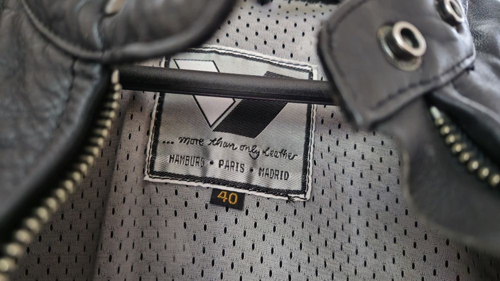 Винтидж кожено мото яке Vanucci moto