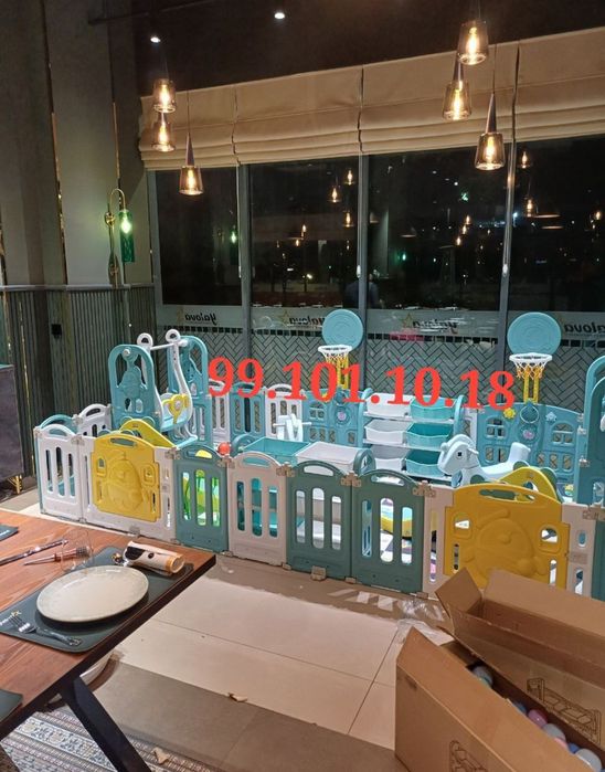 Даставка установка бесплатно Плашадка для детей новая Ассартимэт много