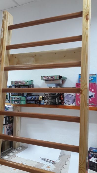 Spalier recuperare 240/80 cm, 11 trepte, nelacuit