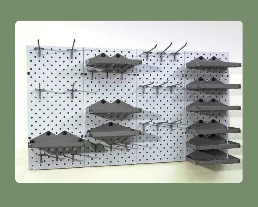 Панель перфорированная, настенная, для магазина и склада