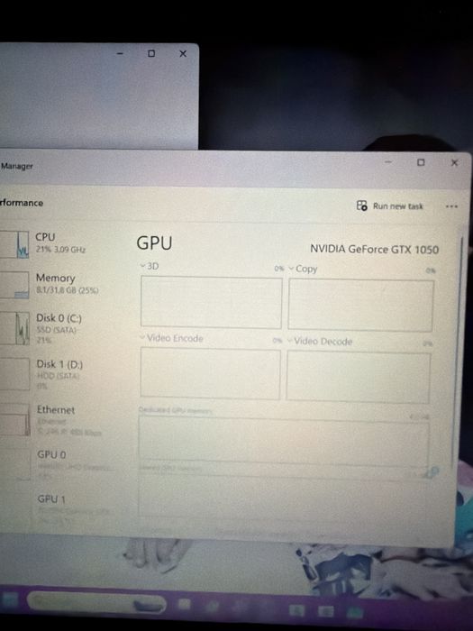 Laptop  MSI thin GF63 8RC