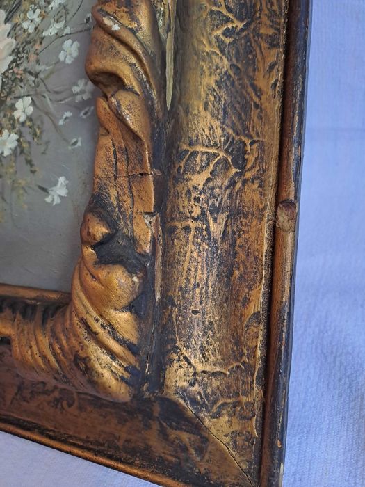 tablou pictura pe panza 40/47 cm semnat Livia Frunza Lili