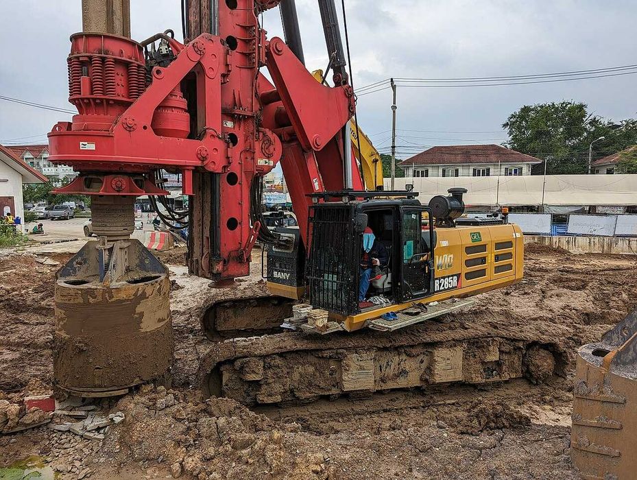 Услуга Бурение свай для различных объектов и мостов