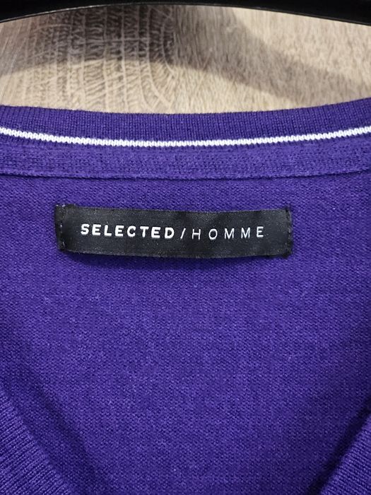 Cardigan mov barbati Selected