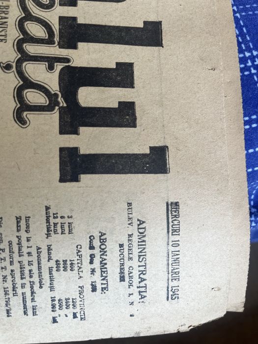 Se vinde ziarul Scanteia , Joi 21 Decembrei 1989! Plus ce se vede !