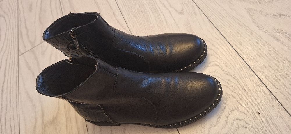 Ghete piele naturala cu strasuri, marimea 37, Primigi