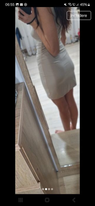 Rochiță mulata deși este M pe eticheta, ea este potrivita pt.S