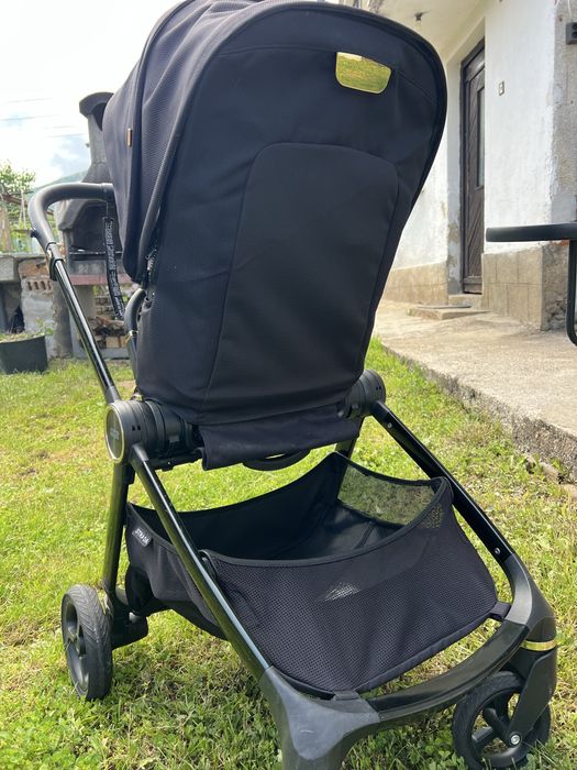 Mamas & Papas Лека количка 4 v 1  плюс База за стол за кола Cybex Base Z2 с Isofix Strada - Black Diamond