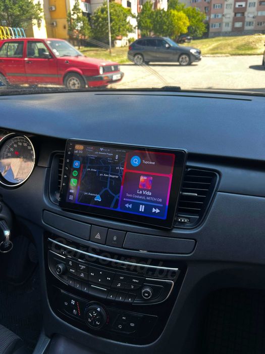 Peugeot 508 - 9" Android 15 Мултимедия Пежо 508 Навигация Андроид CarPlay
