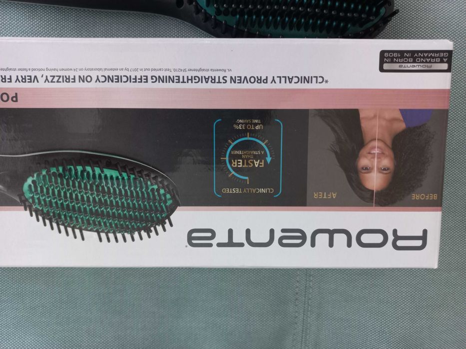 Perie electrica de indreptat parul Rowenta CF5820F0, Invelis ceramic