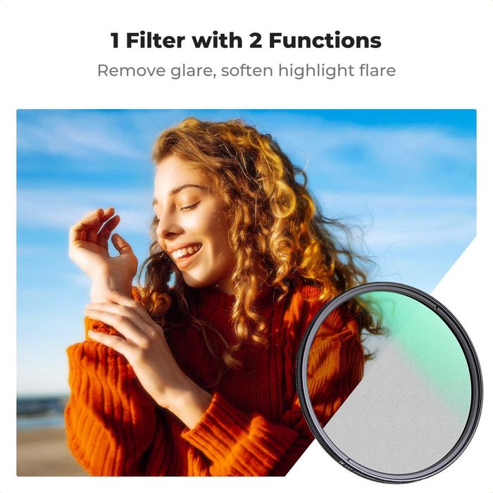 K&F Concept 2в1 CPL + Black Mist 1/4 филтър