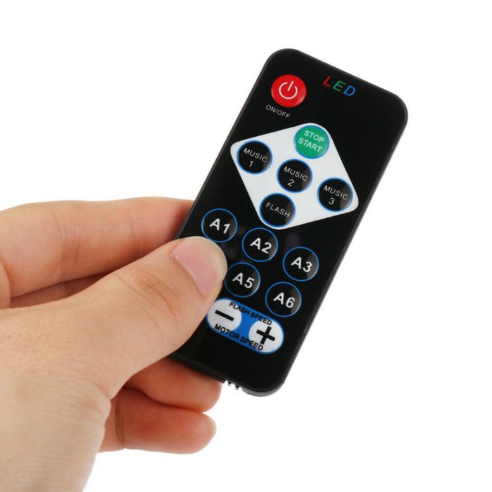 Proiector Metalic Laser Lumini Miscatoare Telecomanda zile nastere Nou