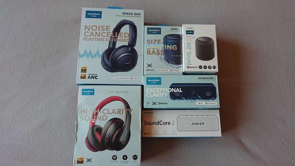 Най-добрият Bluetooth говорител-Anker soundcore 2 и 3, life Q10, q45.