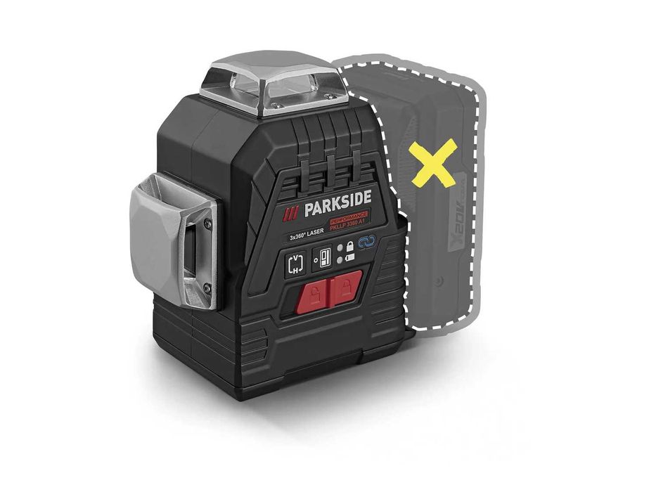 Parkside Performance PKLLP 3360 A1 Лазарен Нивилир 3х360 нивел (нов)