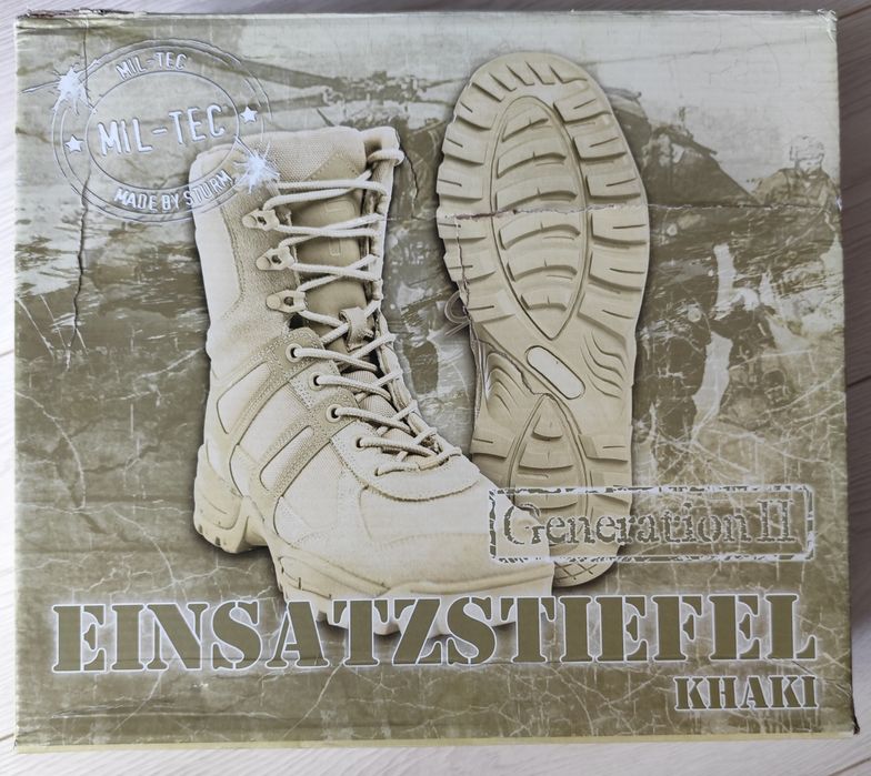 Bocanci tactici  kaki, model Combat Boots Gen II