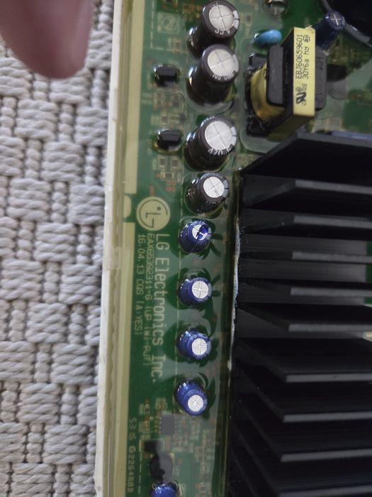 Panou frontal cu placa electronica pentru masina spalat LG
