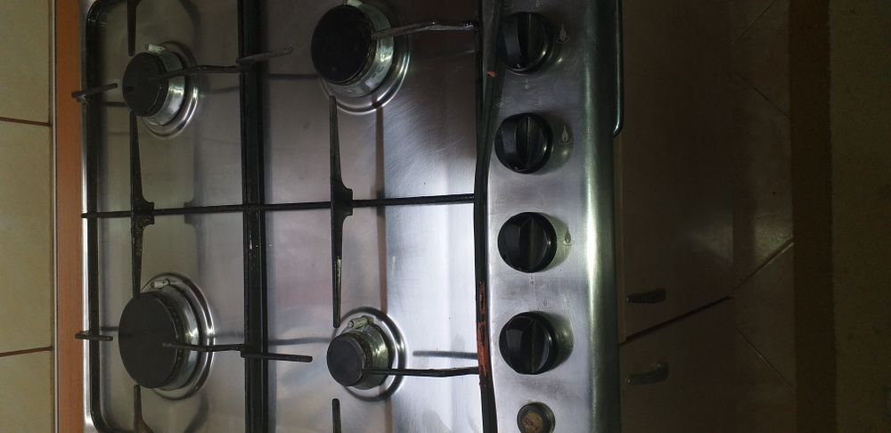 Plita gaz indesit de inox