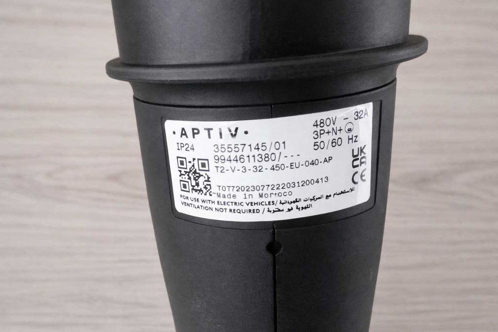Трифазен кабел 6м за зареждане на електромобил Type 2 32A 3.6kW 7.2kW 11kW 22kW