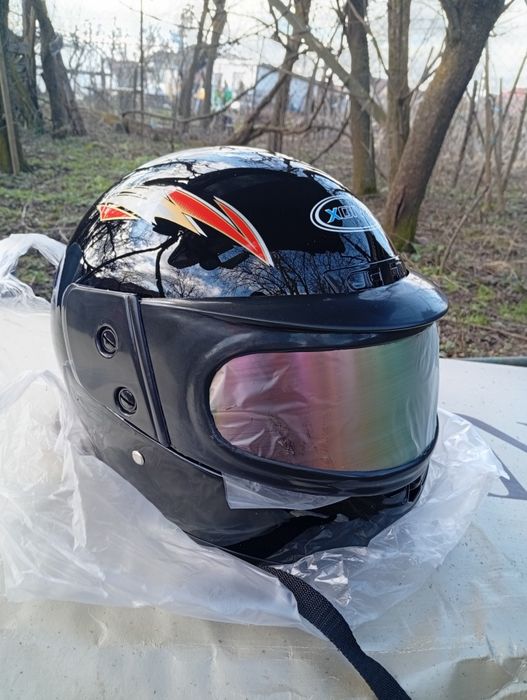 Casca moto - scuter- ATV cu viziera dublă f