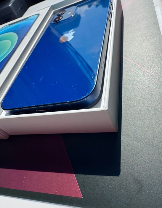 iPhone 12 Blue Ca Nou / 128 Gb / Full box / 100% stare sanatate baterie