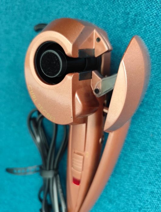 Ondulator BaByLiss Automat Curl Secret Elegance, 2 trepte de temperatura, Rose Gold