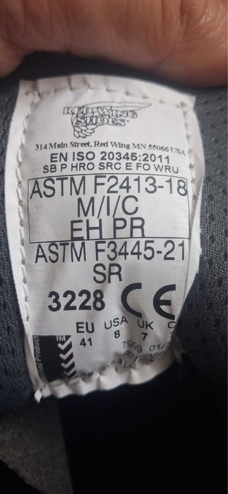 Red wing, Ред винг, Ред уинг 41-размер