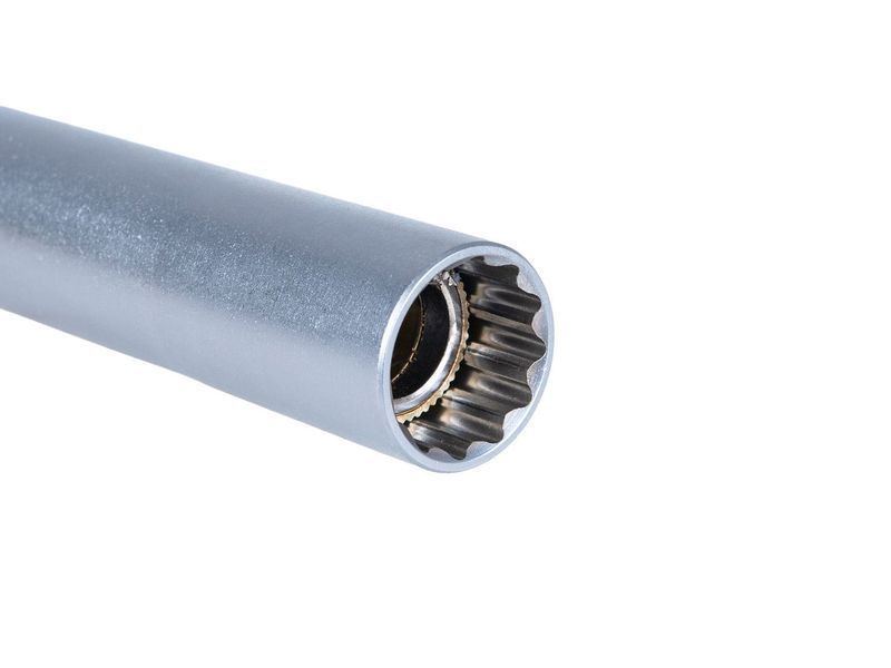 Дълга вложка за свещи 16 мм 3/8" 250 мм, с тънки стени crv - geko