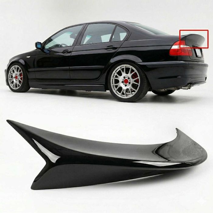 Цсл спойлер за багажник бмв е46 седан / bmw e46 csl spoiler / добавка
