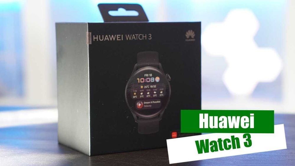 Smartwatch Huawei Watch 3 Active Edition eSIM Black nou - SIGILAT