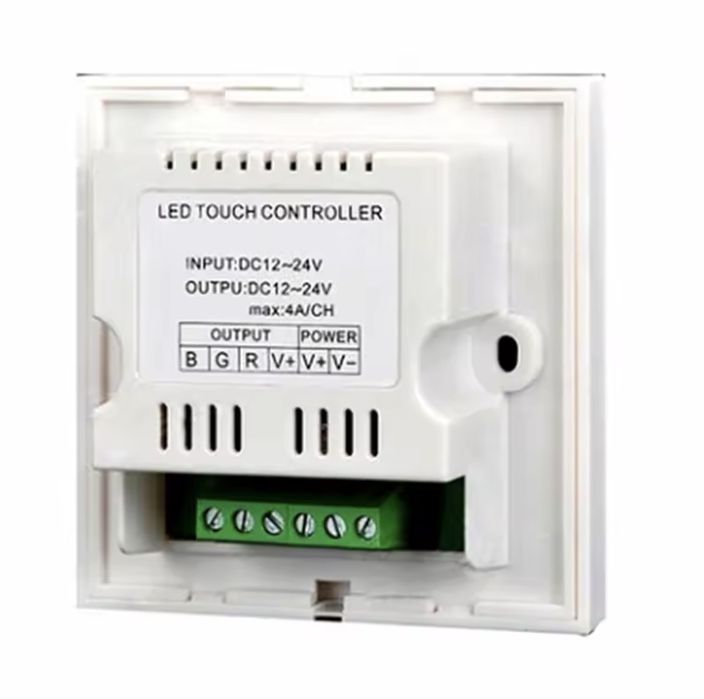 Telecomanda banda led 12v 24v monocrom si rgb rf touch